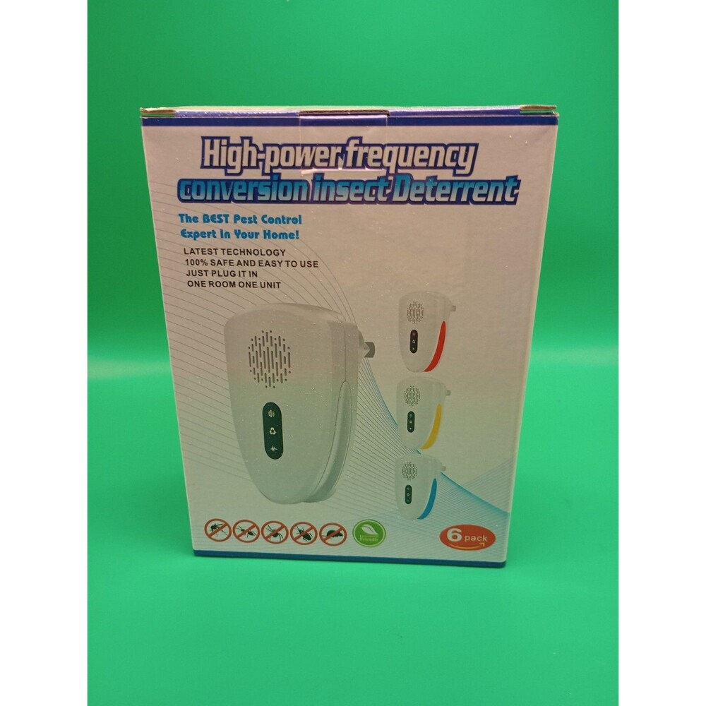 High-Power Frequency Conversion Insect Repellent - 6 Pack Pest Control DIY